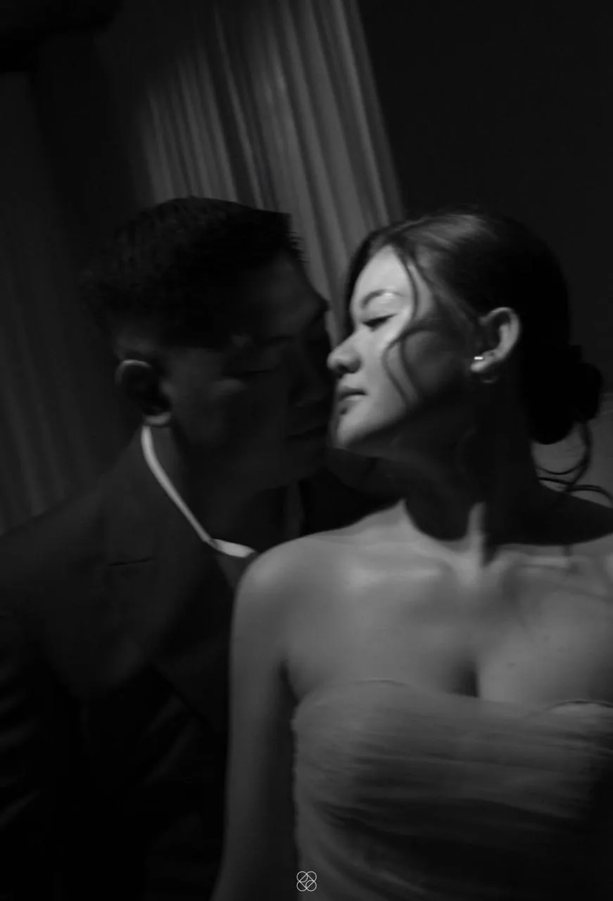 Anthony and Kezia black white